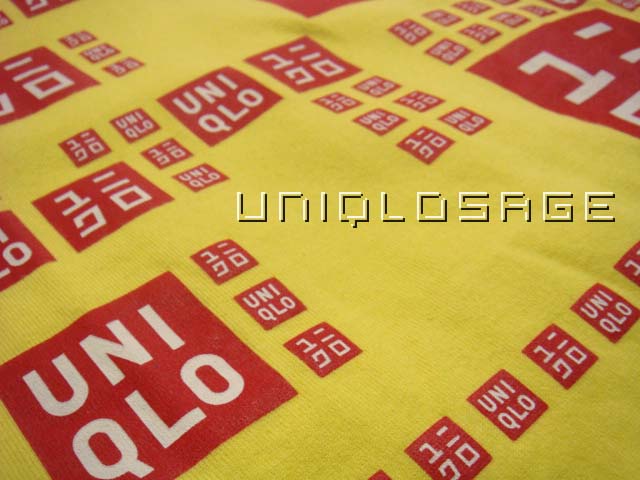 □ユニクロ ロゴTシャツ＋ 41 YELLOW: uniqlosageγ